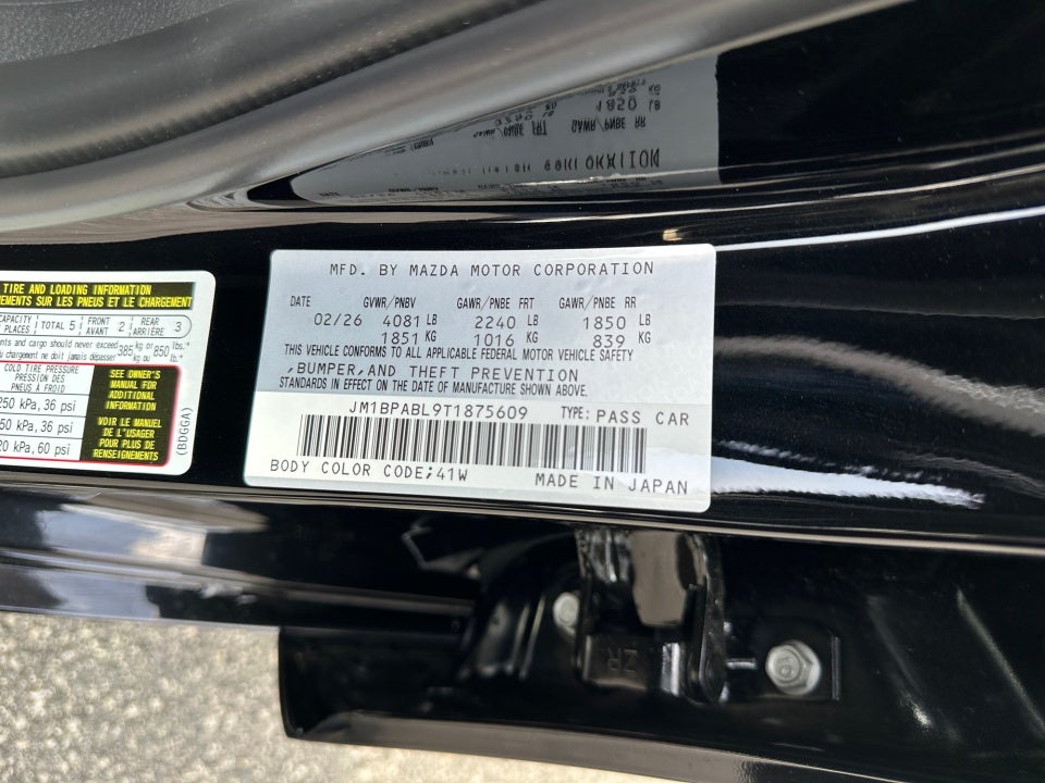 2026 Mazda Mazda3 Sedan 2.5 S Select Sport