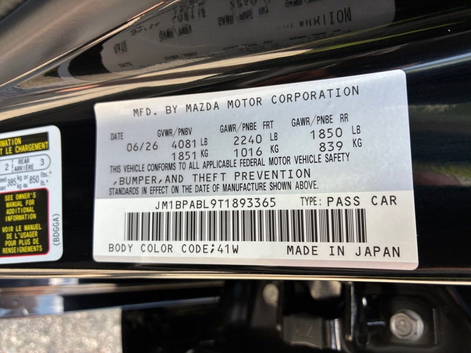2026 Mazda Mazda3 Sedan 2.5 S Select Sport