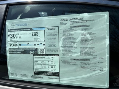 2026 Mazda Mazda3 Sedan 2.5 S Preferred