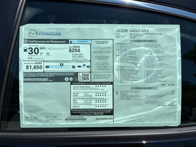 2026 Mazda Mazda3 Sedan 2.5 S Preferred