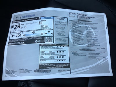 2026 Mazda Mazda3 Hatchback 2.5 S Preferred