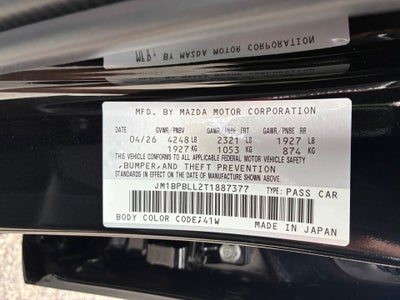 2026 Mazda Mazda3 Hatchback 2.5 S Carbon Edition