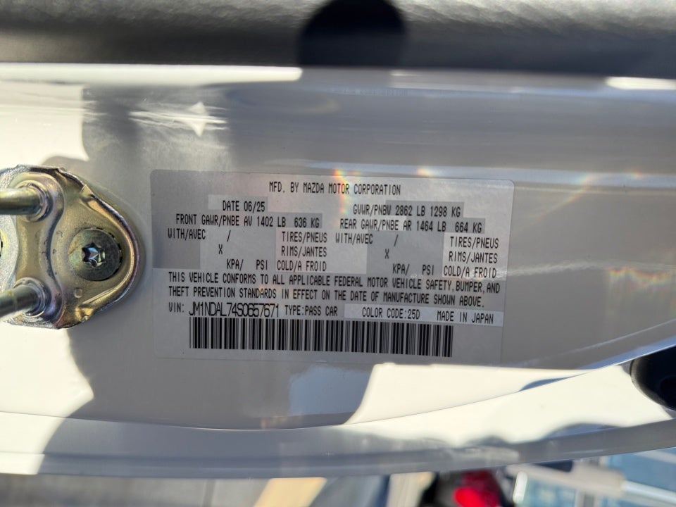 2025 Mazda Mazda MX-5 Miata RF Club