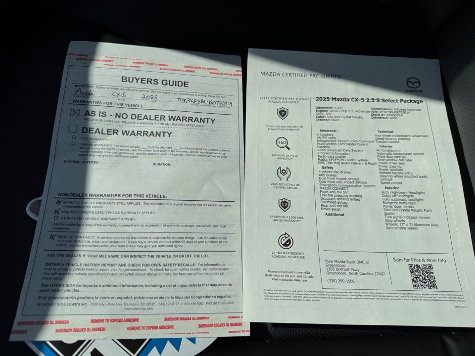 2025 Mazda Mazda CX-5 2.5 S Select