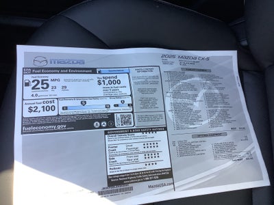 2025 Mazda Mazda CX-5 2.5 S Select