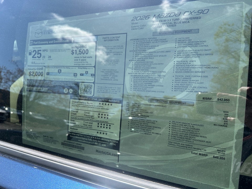 2026 Mazda Mazda CX-90 3.3 Turbo Preferred