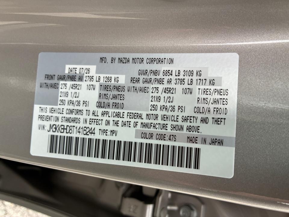 2026 Mazda Mazda CX-90 3.3 Turbo Preferred AWD