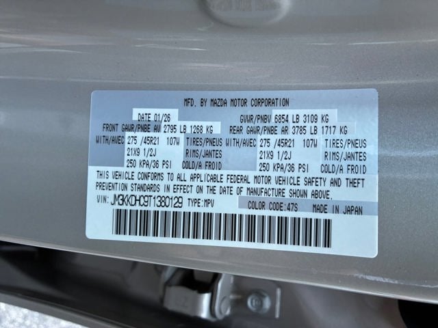 2026 Mazda Mazda CX-90 3.3 Turbo S Premium Sport AWD