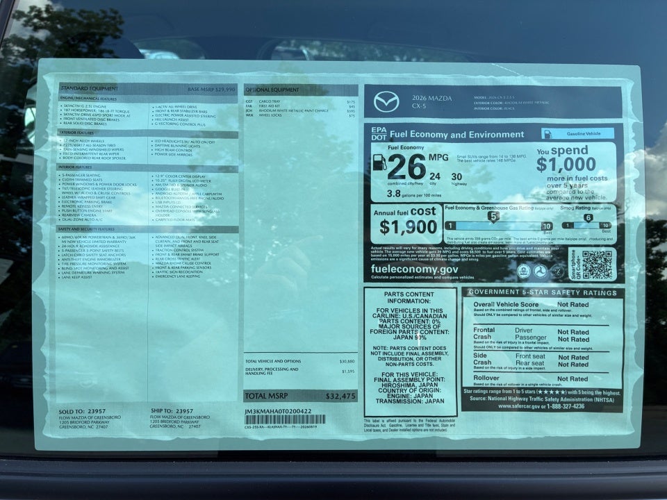 2026 Mazda Mazda CX-5 2.5 S
