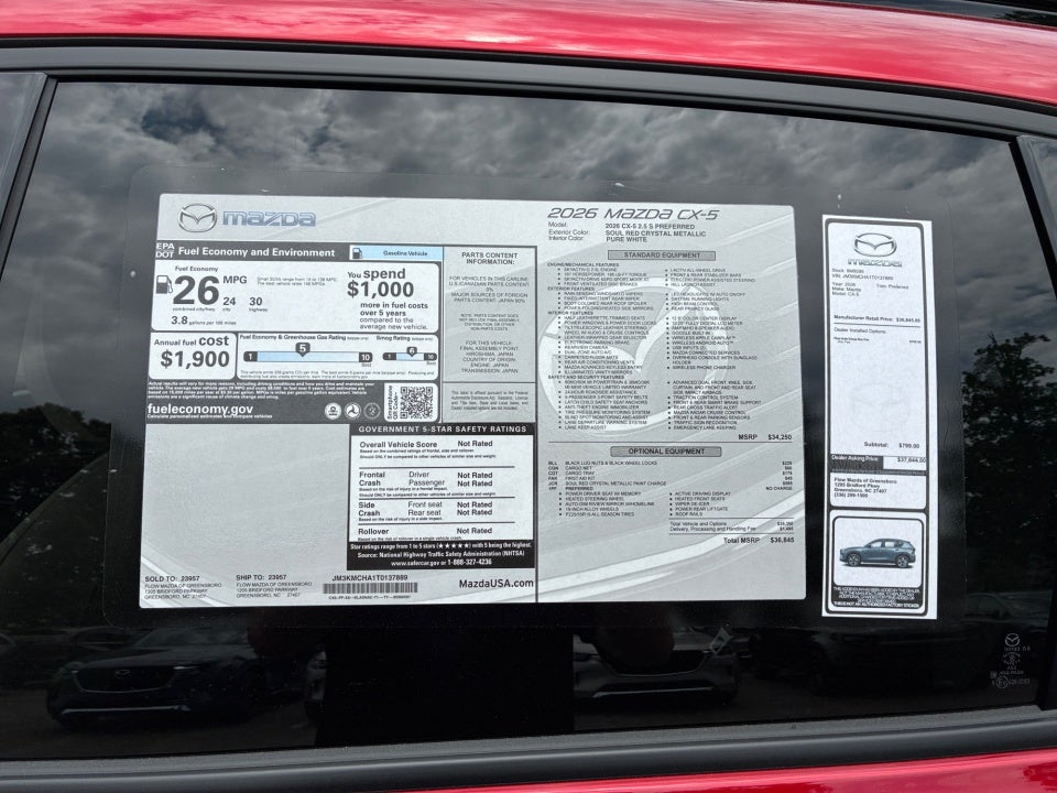 2026 Mazda Mazda CX-5 2.5 S Preferred
