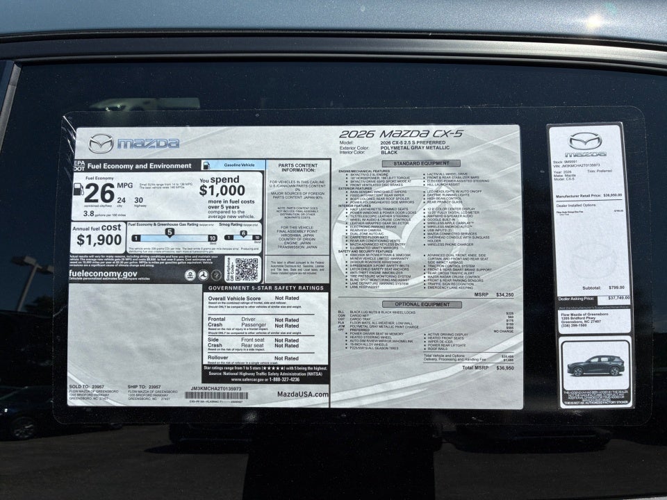 2026 Mazda Mazda CX-5 2.5 S Preferred