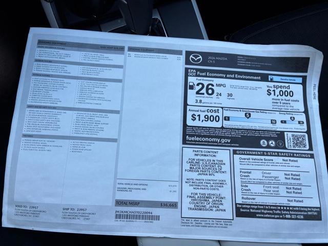 2026 Mazda Mazda CX-5 2.5 S Preferred AWD