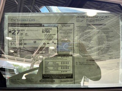 2026 Mazda Mazda CX-30 2.5 S Select Sport