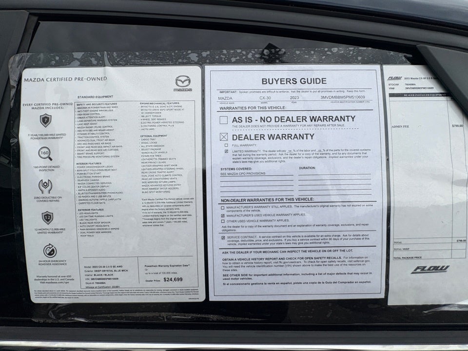 2023 Mazda Mazda CX-30 2.5 S Select Package