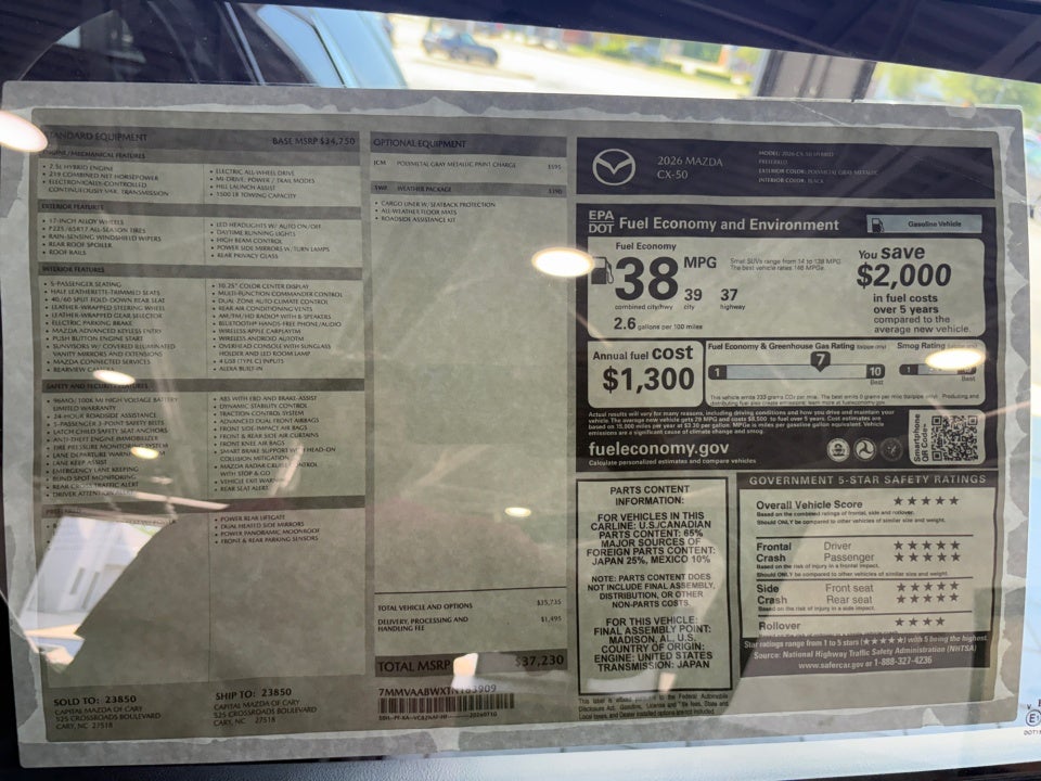 2026 Mazda Mazda CX-50 Hybrid Preferred