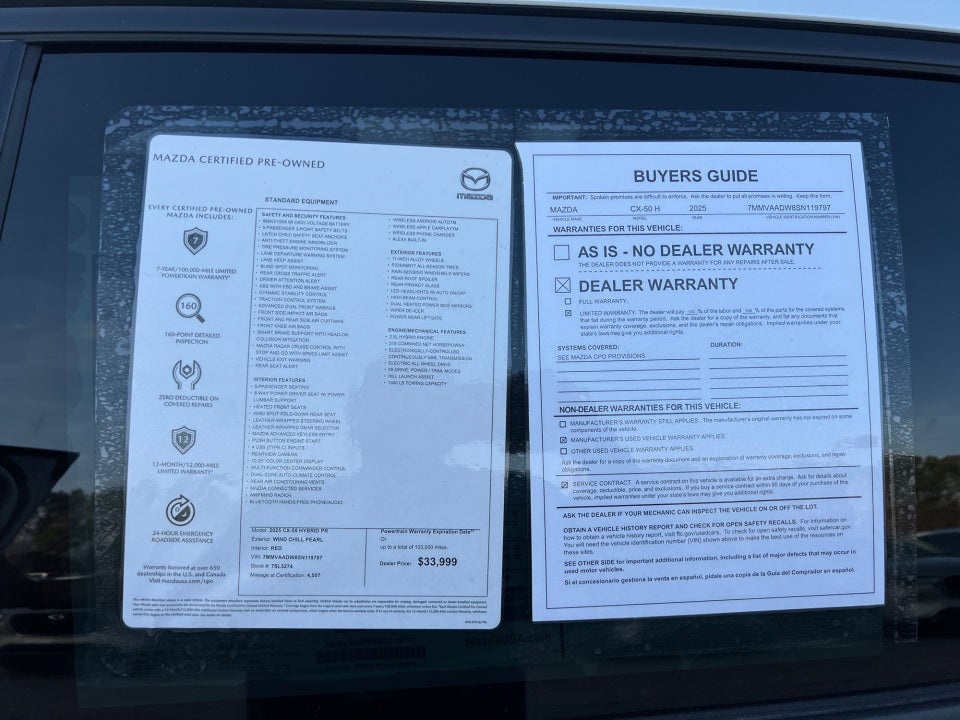 2025 Mazda Mazda CX-50 Hybrid Premium Package