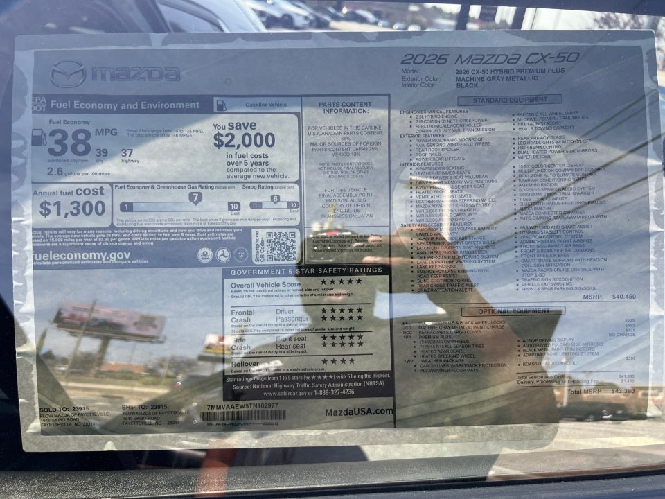 2026 Mazda Mazda CX-50 Hybrid Premium Plus