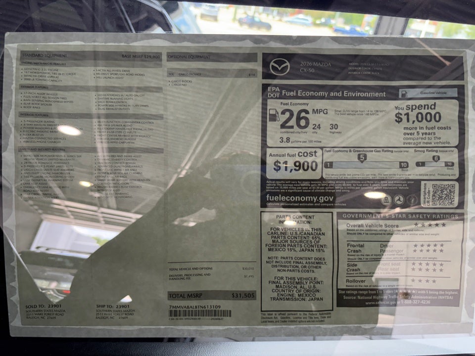2026 Mazda Mazda CX-50 2.5 S Select
