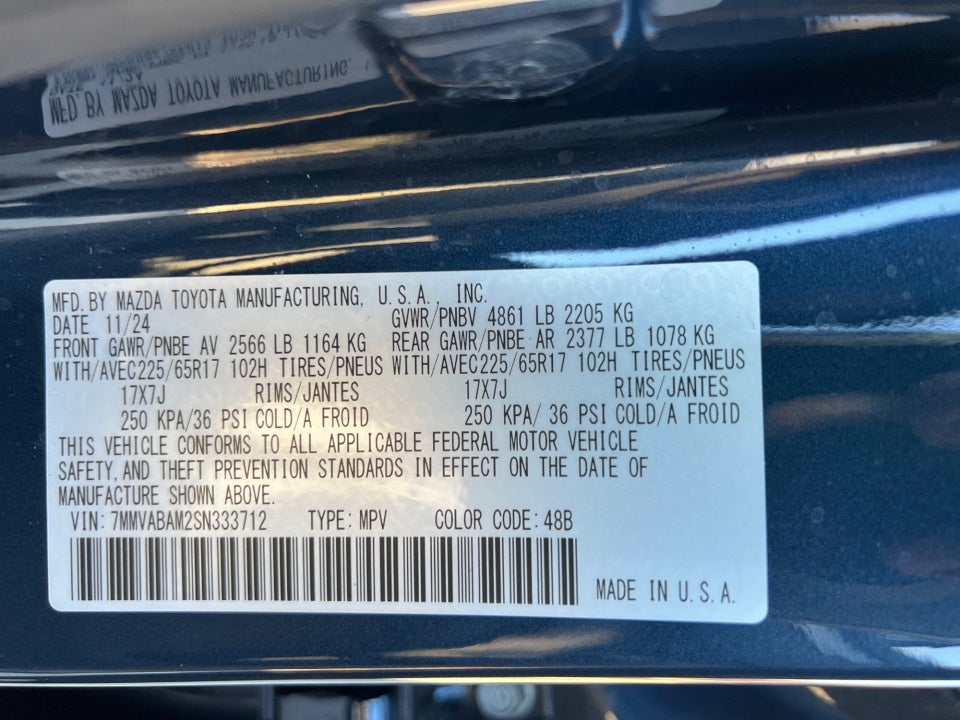 2025 Mazda Mazda CX-50 2.5 S Select Package