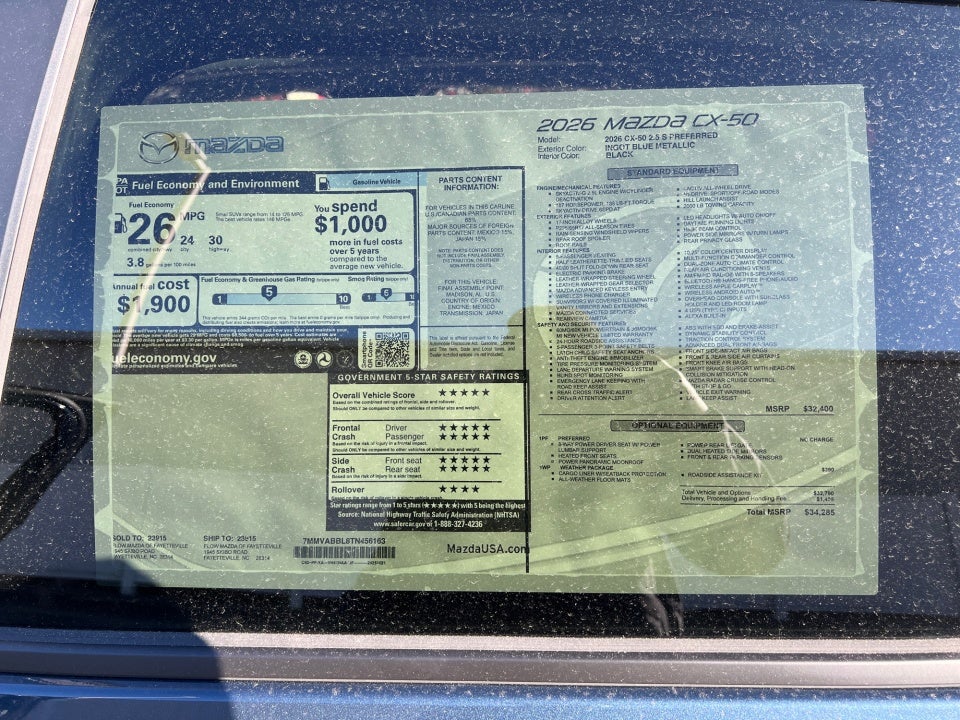 2026 Mazda Mazda CX-50 2.5 S Preferred