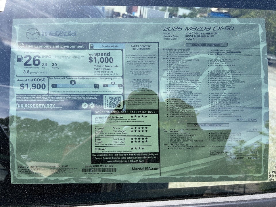 2026 Mazda Mazda CX-50 2.5 S Premium