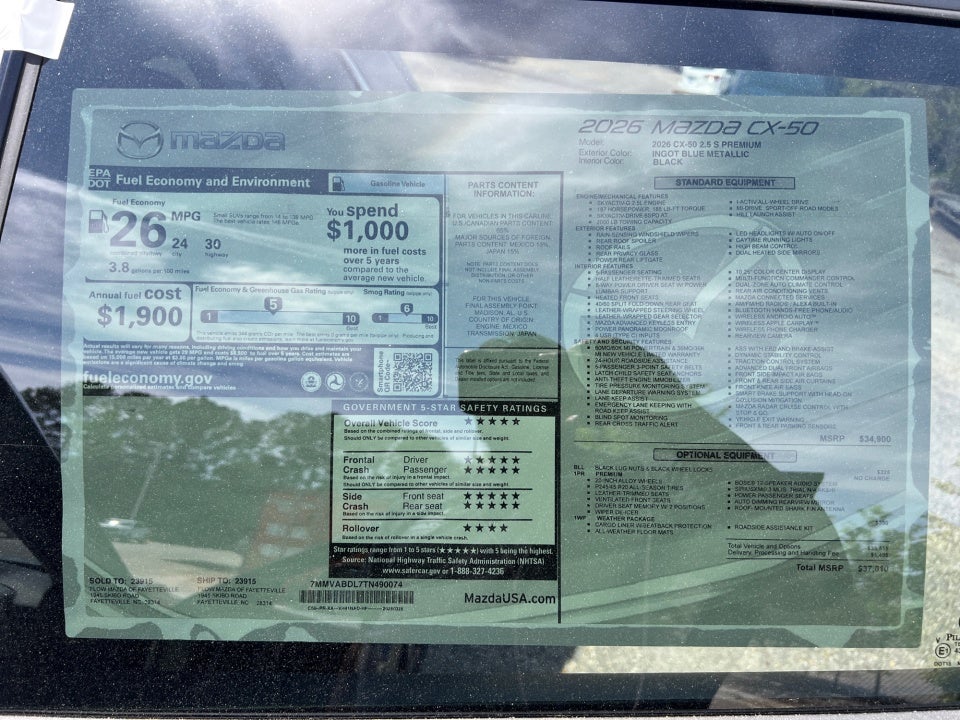 2026 Mazda Mazda CX-50 2.5 S Premium