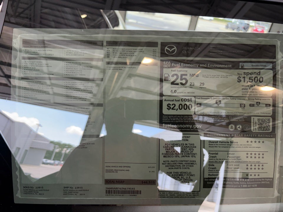 2026 Mazda Mazda CX-50 2.5 Turbo Premium Plus