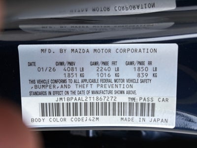 2026 Mazda Mazda3 Sedan 2.5 S