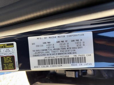 2026 Mazda Mazda3 Sedan 2.5 S