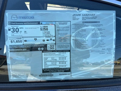 2026 Mazda Mazda3 Sedan 2.5 S