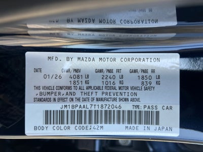 2026 Mazda Mazda3 Sedan 2.5 S