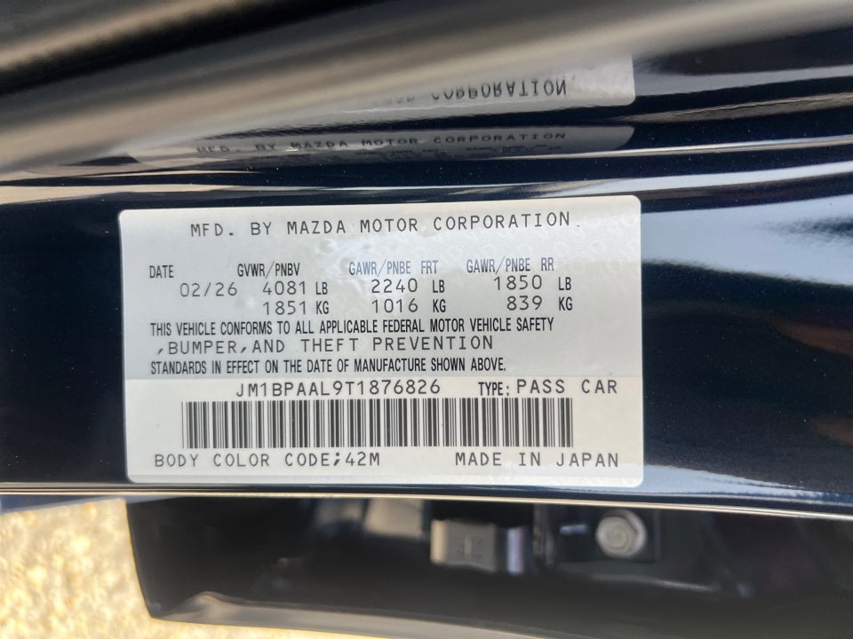 2026 Mazda Mazda3 Sedan 2.5 S