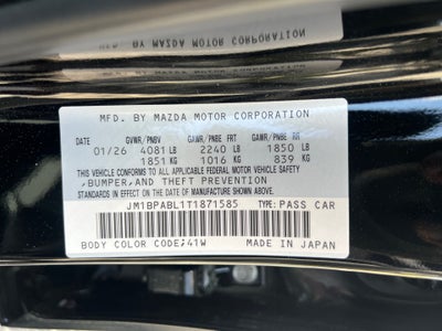 2026 Mazda Mazda3 Sedan 2.5 S Select Sport