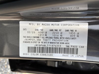 2026 Mazda Mazda3 Sedan 2.5 S Select Sport