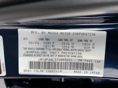 2026 Mazda Mazda3 Sedan 2.5 S Select Sport