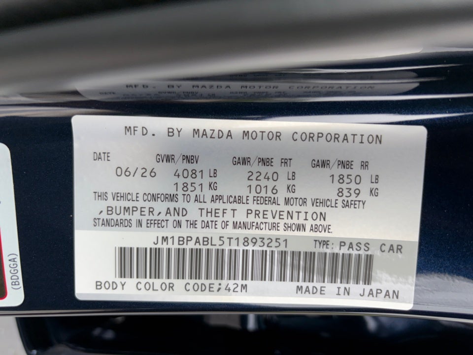 2026 Mazda Mazda3 Sedan 2.5 S Select Sport