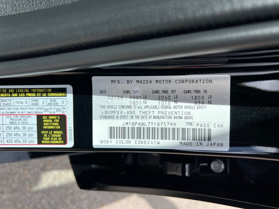 2026 Mazda Mazda3 Sedan 2.5 S Select Sport