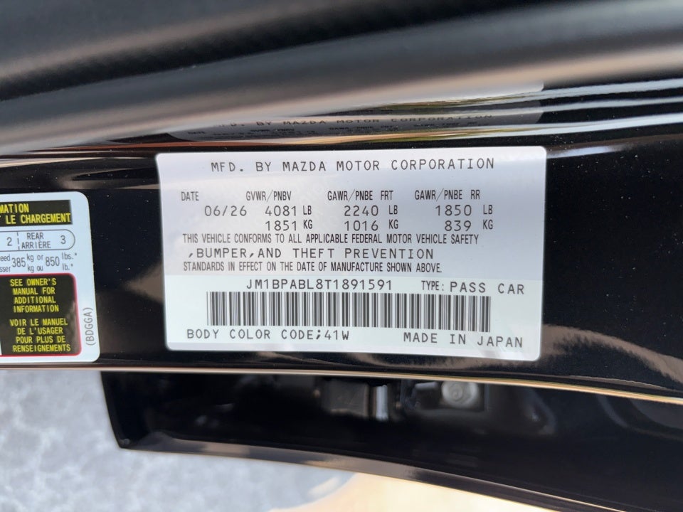 2026 Mazda Mazda3 Sedan 2.5 S Select Sport