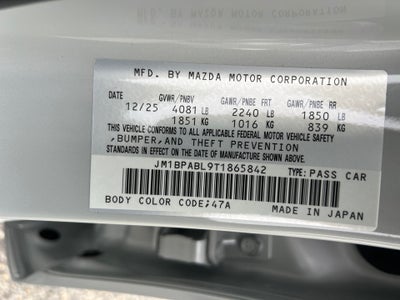 2026 Mazda Mazda3 Sedan 2.5 S Select Sport