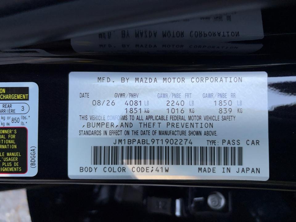 2026 Mazda Mazda3 Sedan 2.5 S Select Sport