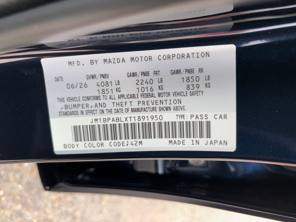 2026 Mazda Mazda3 Sedan 2.5 S Select Sport