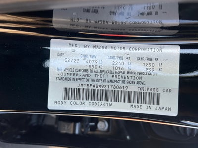 2025 Mazda Mazda3 Sedan 2.5 S Select Sport