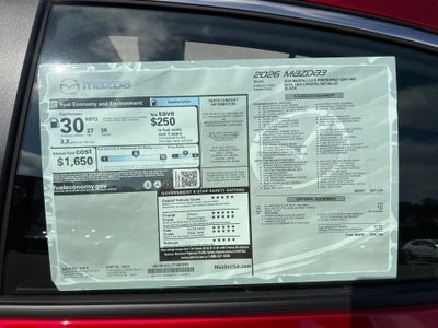 2026 Mazda Mazda3 Sedan 2.5 S Preferred