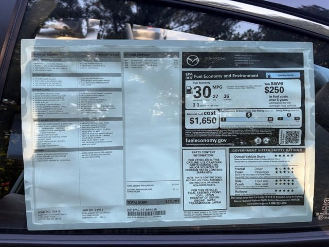 2026 Mazda Mazda3 Sedan 2.5 S Preferred