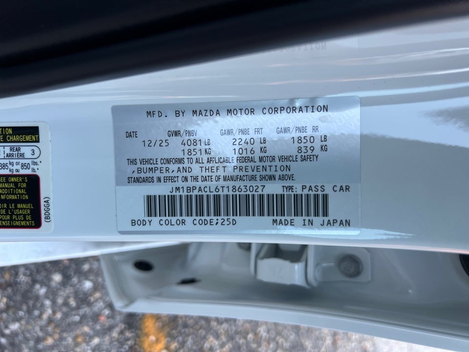 2026 Mazda Mazda3 Sedan 2.5 S Preferred