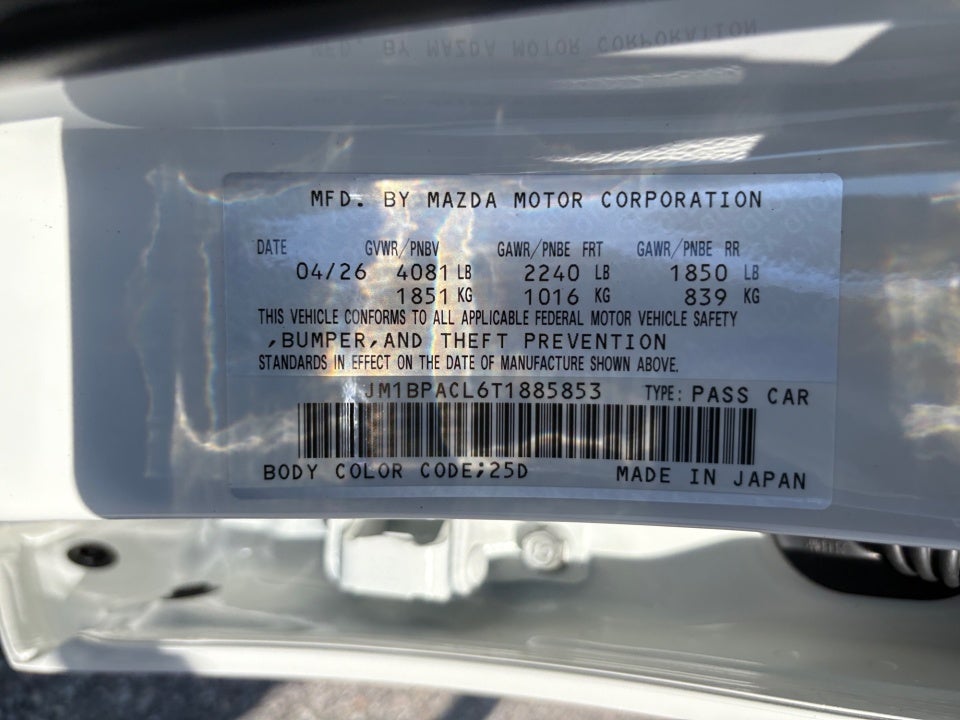 2026 Mazda Mazda3 Sedan 2.5 S Preferred