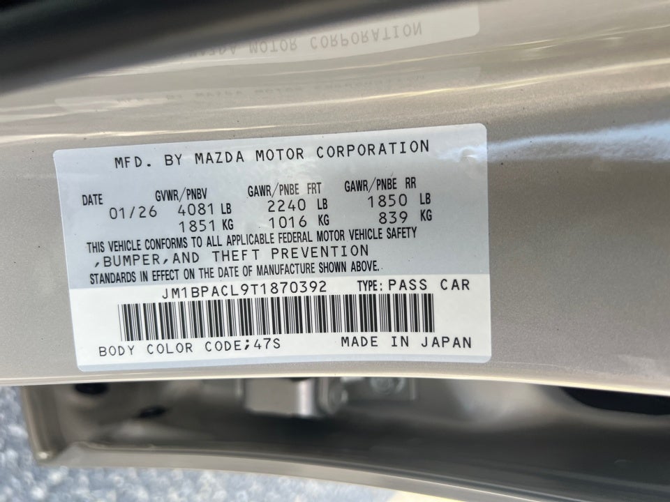 2026 Mazda Mazda3 Sedan 2.5 S Preferred