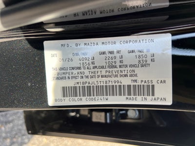 2026 Mazda Mazda3 Hatchback 2.5 S