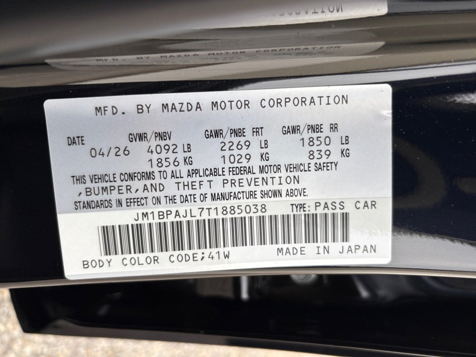 2026 Mazda Mazda3 Hatchback 2.5 S