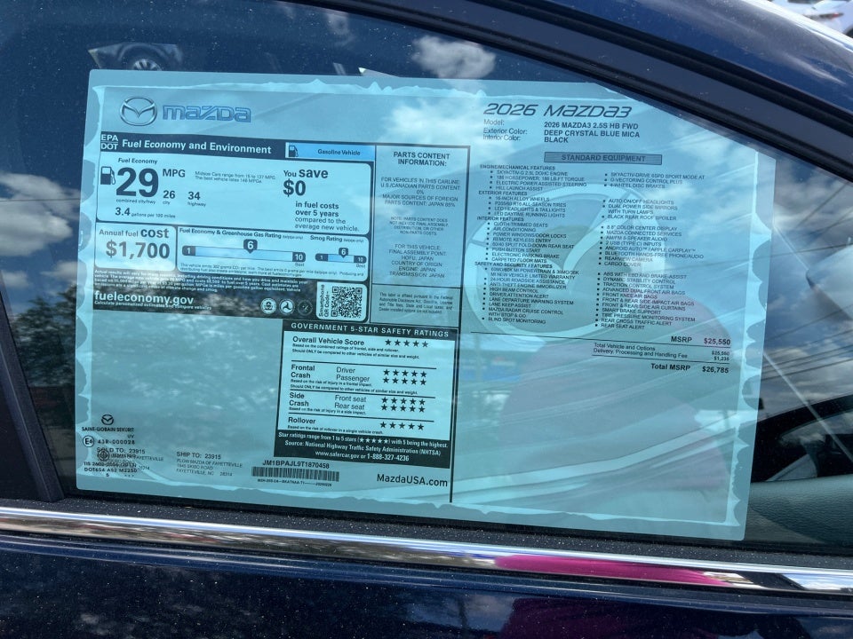 2026 Mazda Mazda3 Hatchback 2.5 S